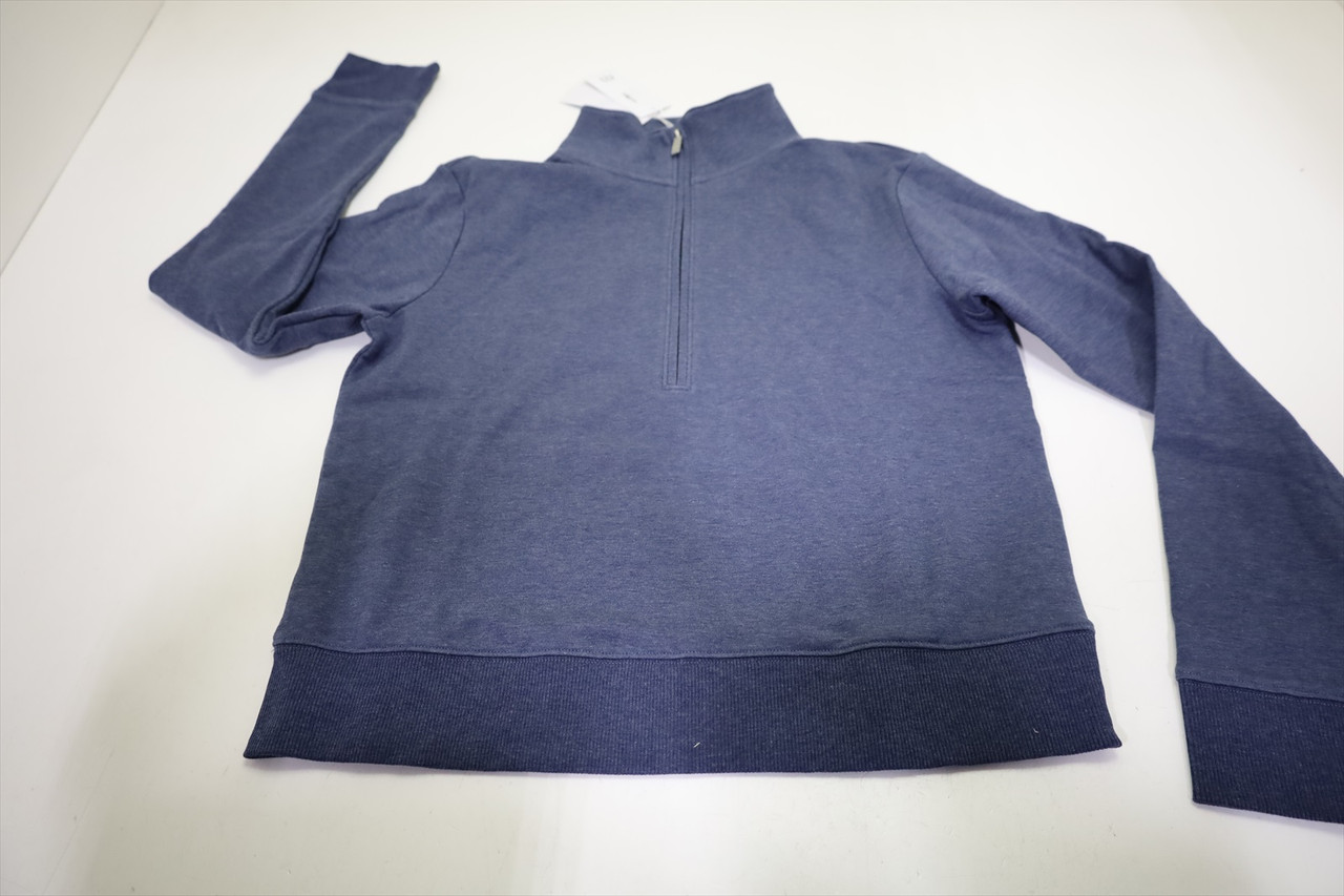 Travis Mathew Cloud 1/2 Zip Pullover Womens Small Navy Blazer