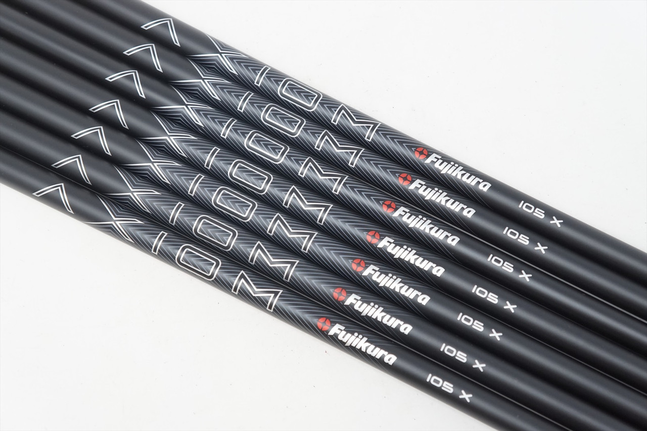 New Fujikura Axiom 105-X 105g X-Stiff 7pc 4-PW Iron Shaft Set .370