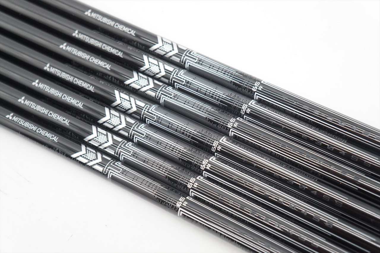 MITSUBISHI CHEMICAL HY KTC4 シャフト 3/H New Mitsubishi Mmt 65R Regular #4-PW Iron Shaft Set 7Pc Uncut .355