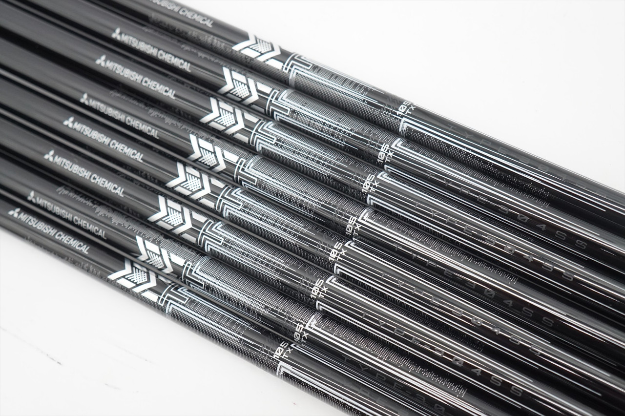 Mitsubishi Mmt 105TX Tour X-Stiff #3-PW Iron Shaft Set 8Pc Uncut