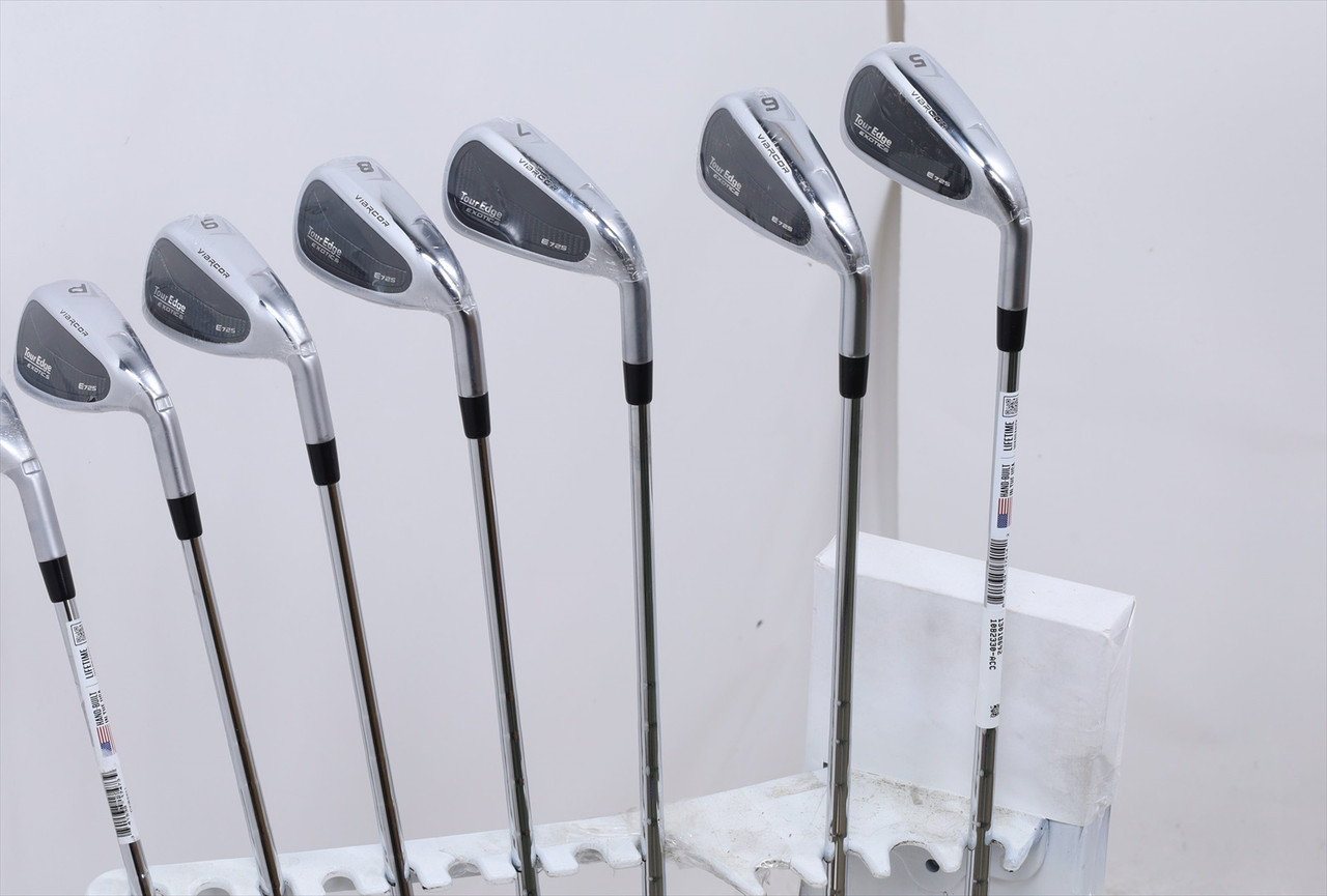 Tour Edge Exotics E725 Iron Set 5-Pw, Sw Stiff Kbs Tour Lite Steel