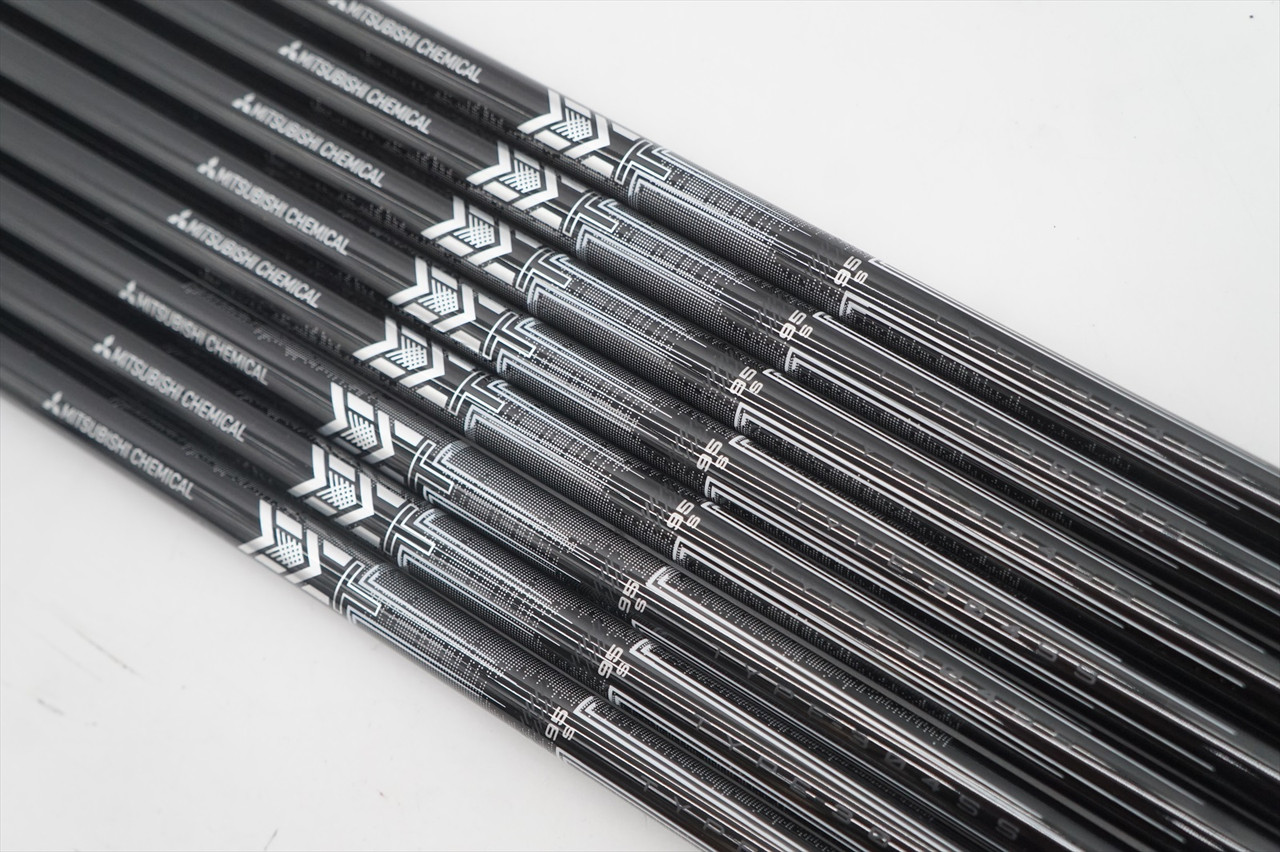 New Mitsubishi Mmt 95S Stiff #3-PW Iron Shaft Set 8Pc Uncut .355 3