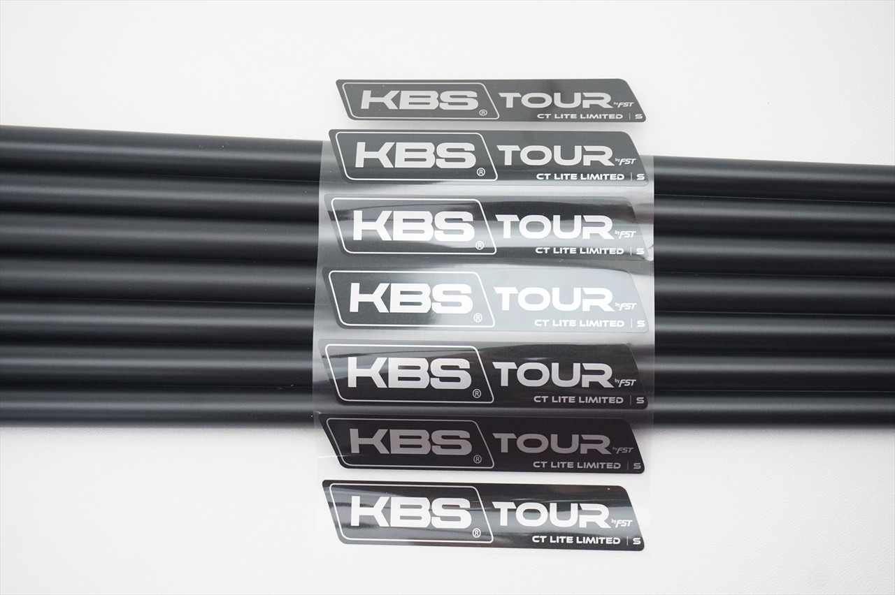 Uncut KBS Tour C-Taper Lite Black LIMITED 110 STIFF 4-PW Iron