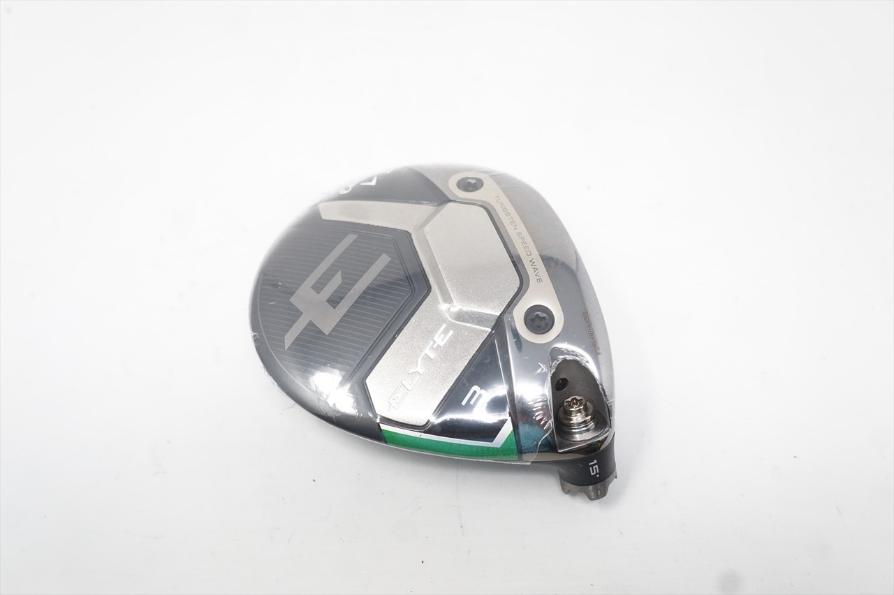New Callaway Elyte 15* #3 Fairway Wood Club Head Only In Plastic 1
