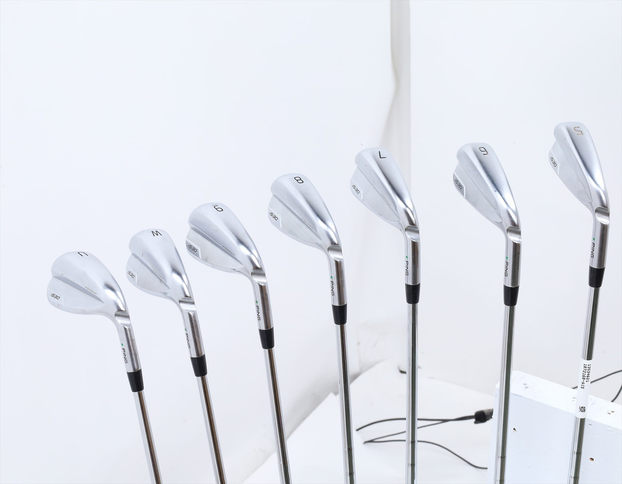 Ping I530 Green Dot Iron Set 5-Pw, Uw Stiff Flex Kbs Tour 120