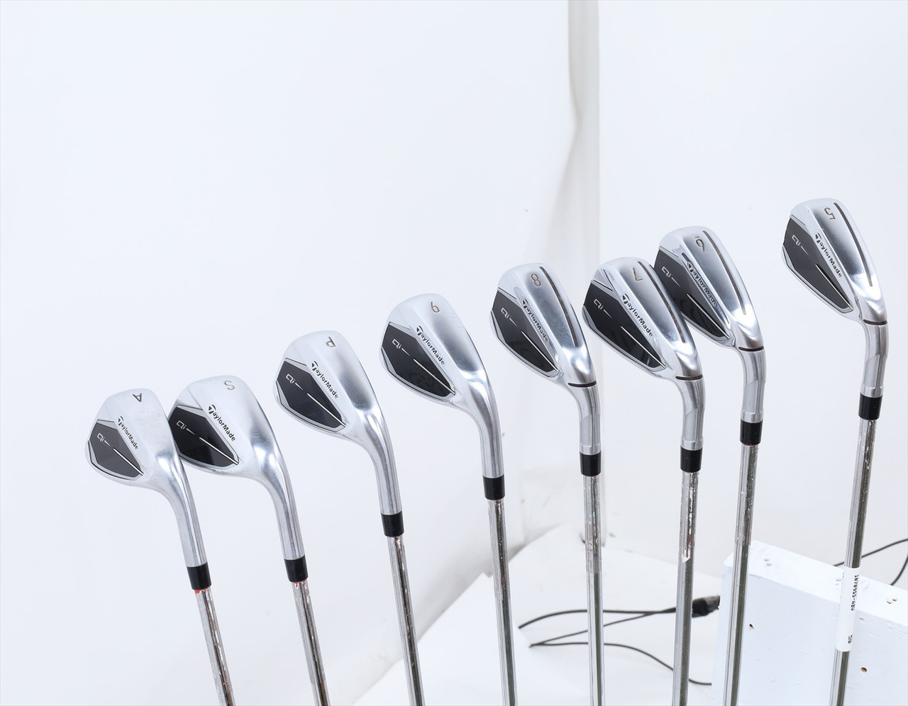 Taylormade Qi Iron Set 5-Pw, Aw, Sw Stiff Flex Kbs Max Mt 85 Steel