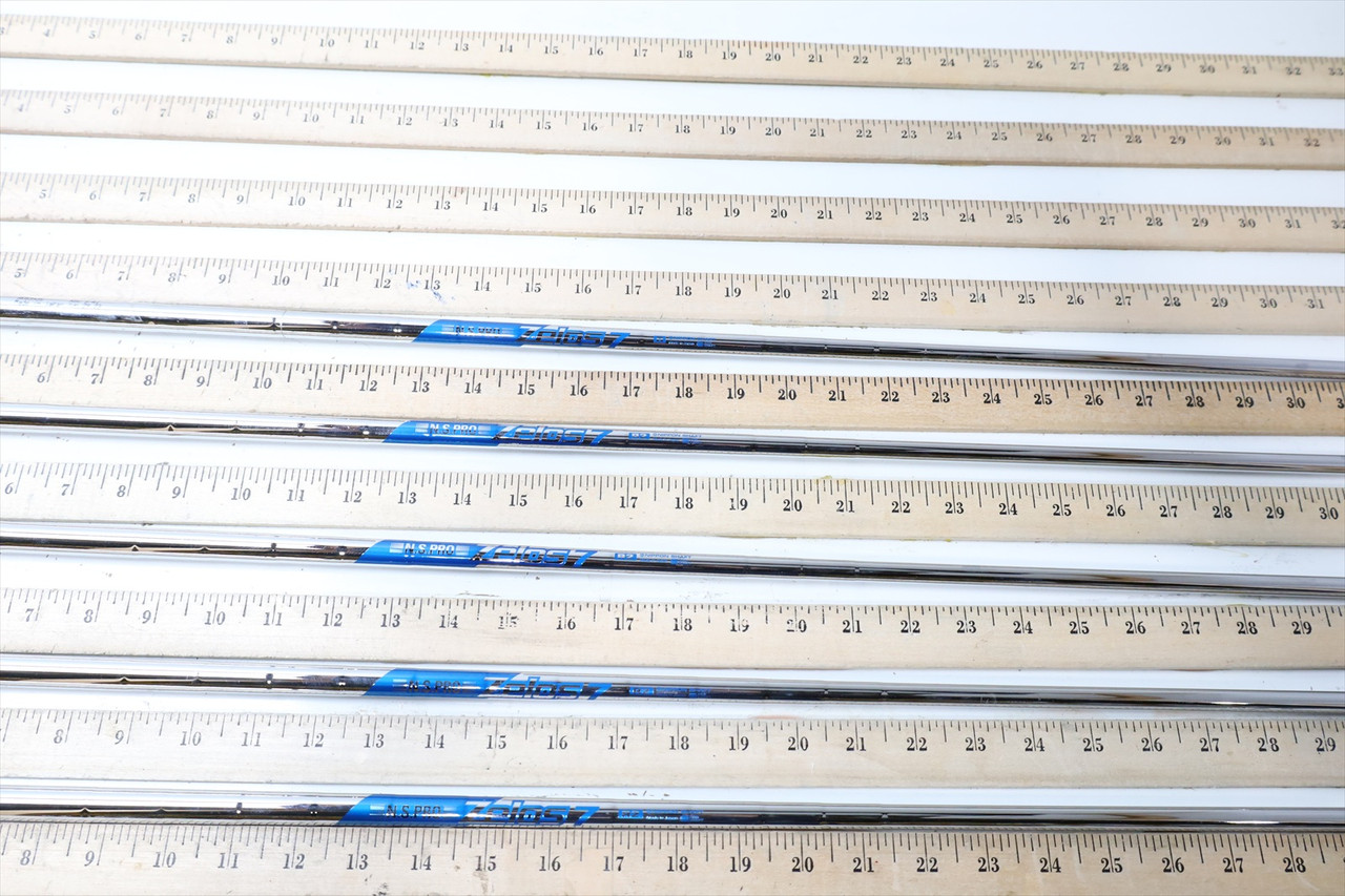 Nippon Ns Pro Zelos 7 74G Senior 34-35.5 Iron Shaft Set Pulls 5Pc