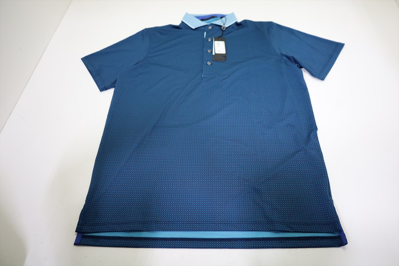 Greyson Golf Pixel G Polo Mens Size Medium Channel Regular New