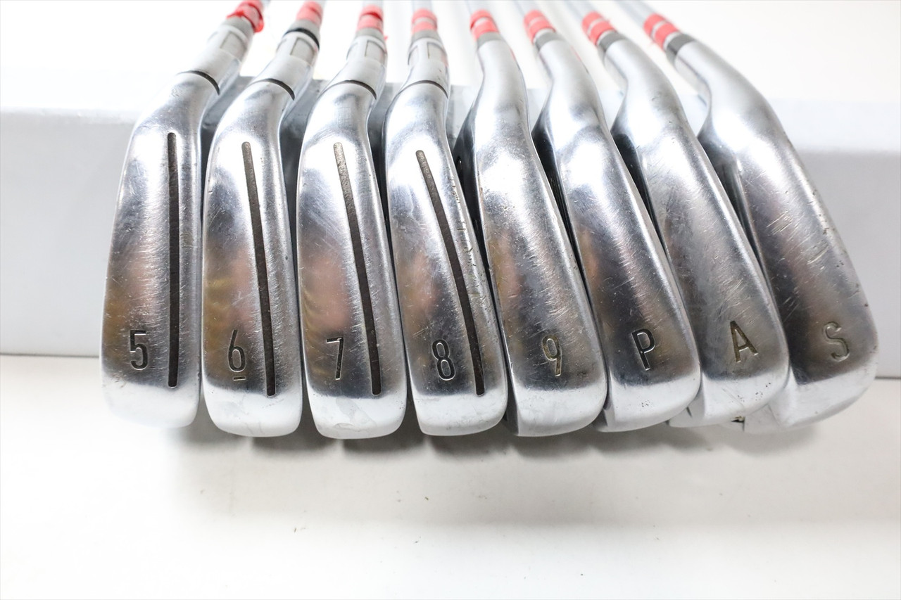 Taylormade Qi Iron Set 5-Pw, Aw, Sw Stiff Flex Kbs Max Mt 85 Good
