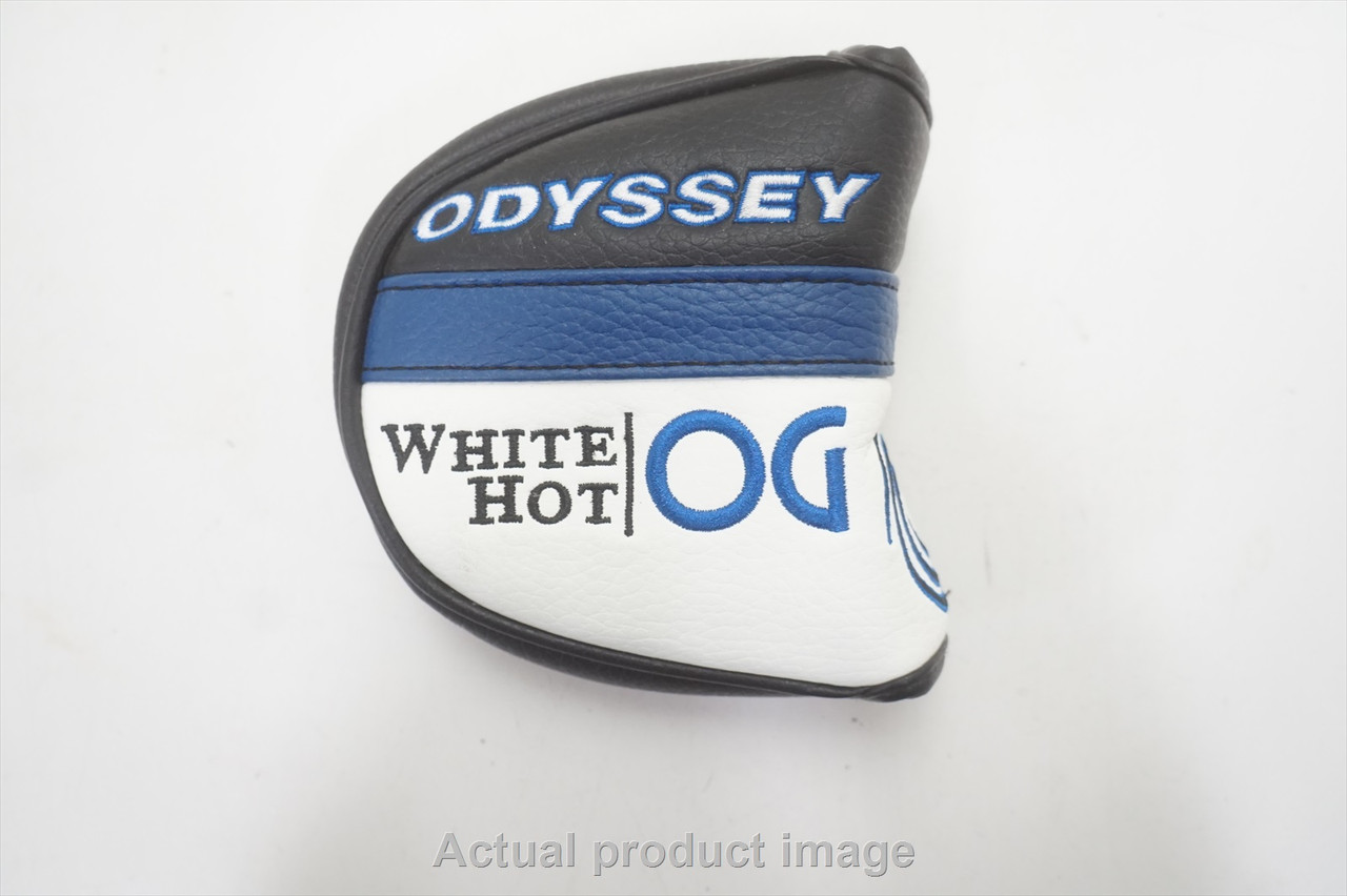 Odyssey Golf White Hot OG Blue Putter Headcover Mallet Excellent