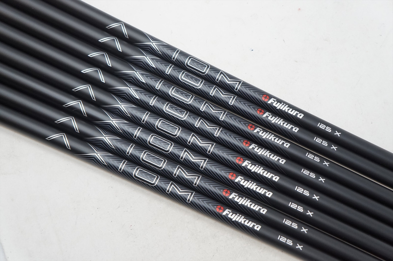 New Fujikura Axiom 125-X 130g X-Stiff 8pc 3-PW Iron Shaft Set .370
