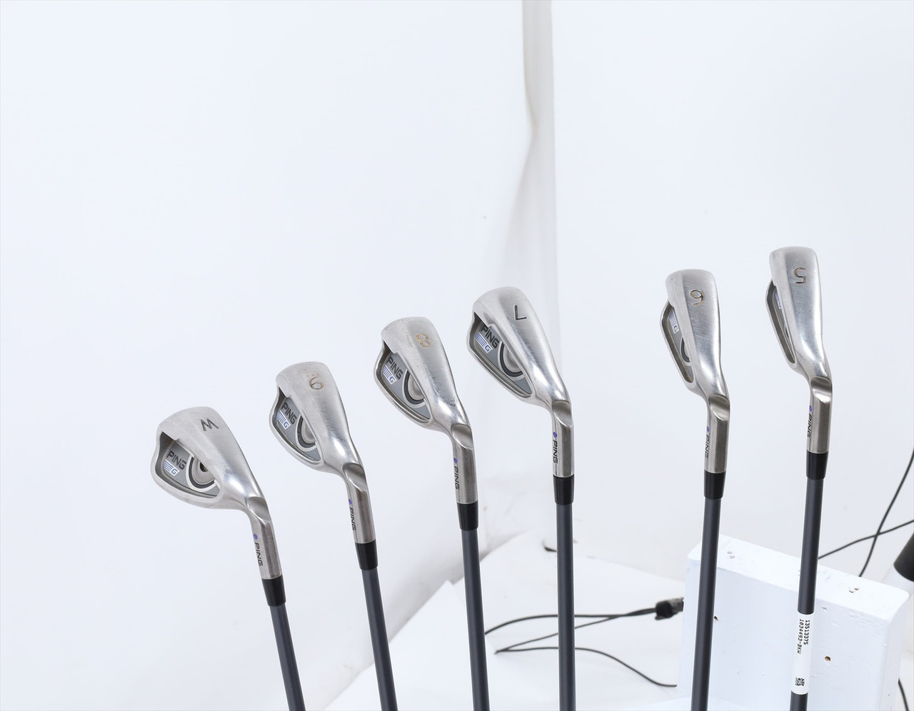 Ping G Purple Dot Iron Set 5-Pw Senior Flex Ping Cfs 65 Graphite