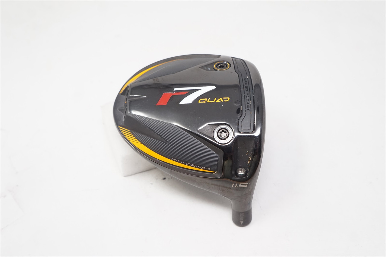 ミニドライバー r7QUAD 11.5° カバー付き Taylormade R7 Quad Mini 11.5* Driver Club Head Only Inv13682890