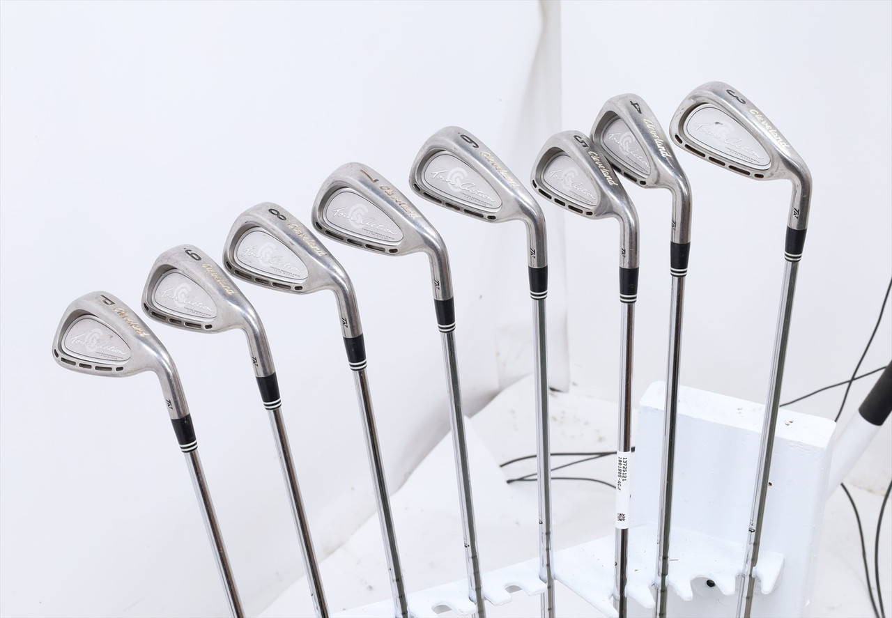 ゼロリストゴールド、シルバーセット　テラファイト Cleveland Ta5 (Silver Foil Medallion) Iron Set 3-Pw Regular Action