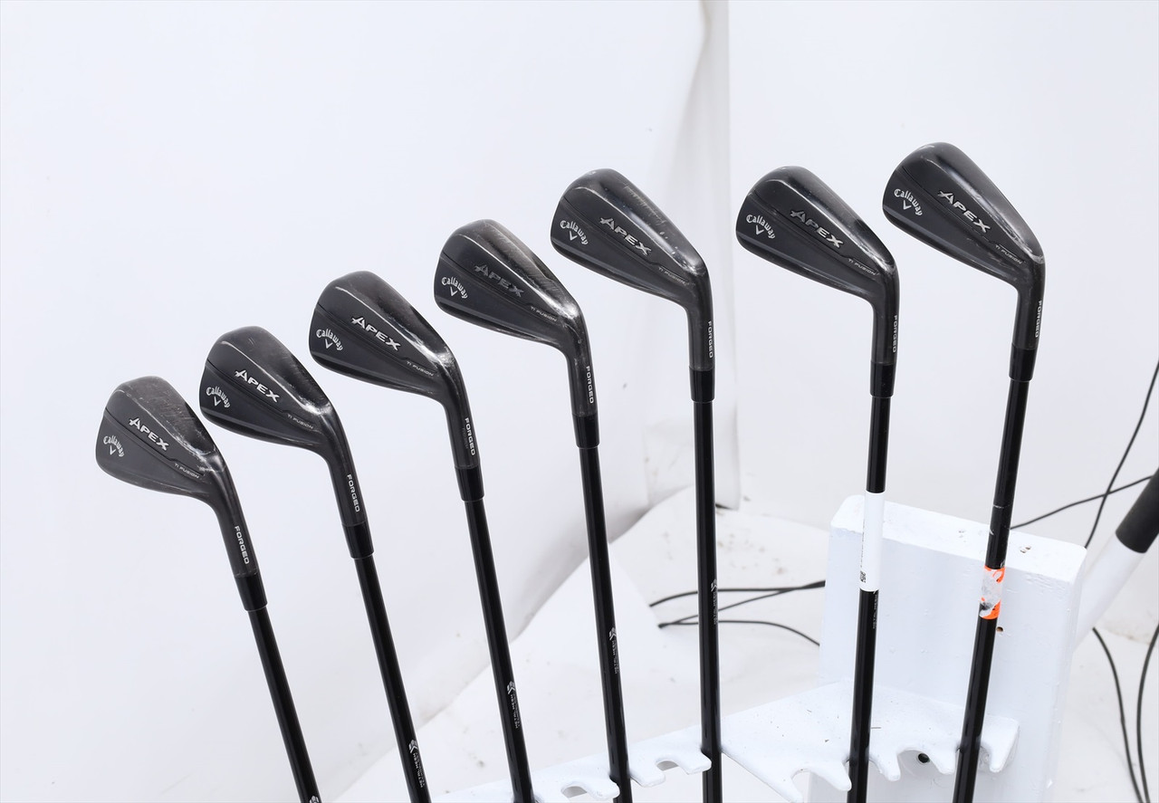 Callaway Apex Ti Fusion Iron Set 4-Pw Stiff Flex Mitsubishi Mmt 95
