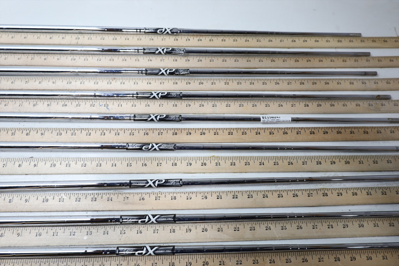 True Temper Xp 95 95G Stiff 34-36.5 Iron Shaft Set Pulls 9Pc .355