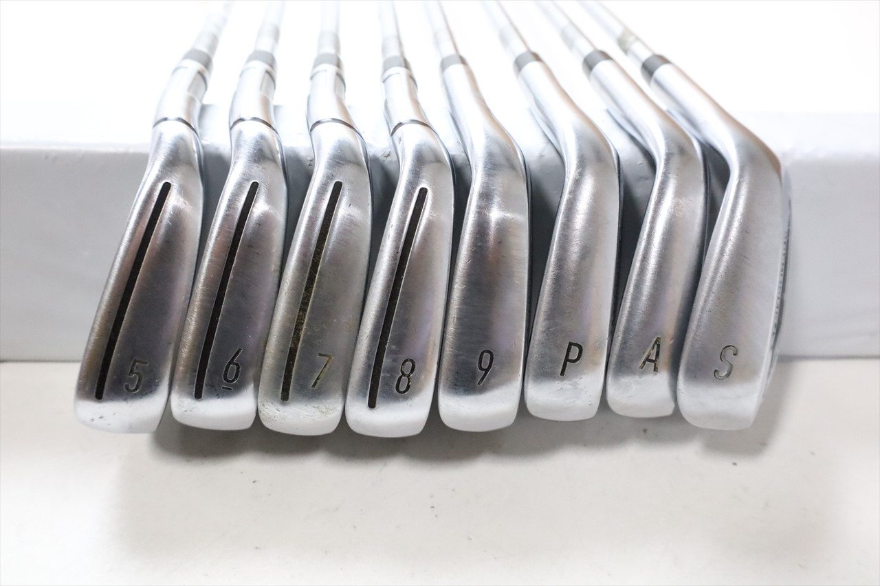Taylormade Qi Iron Set 5-Pw, Aw, Sw Stiff Flex Kbs Max Mt 85 Steel