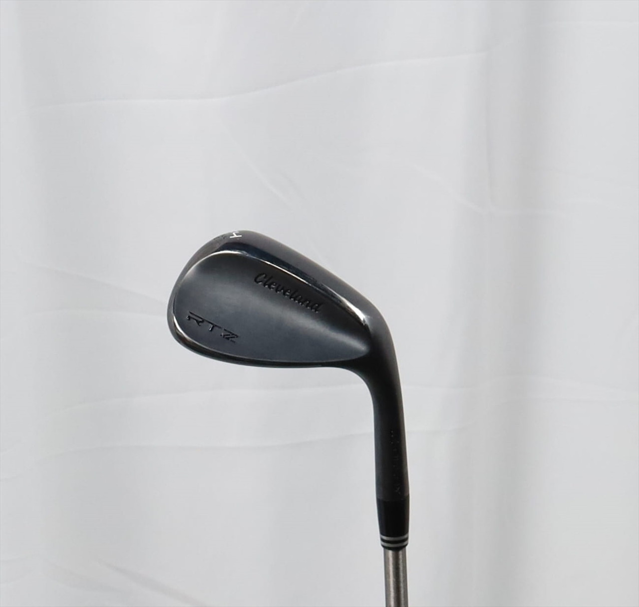 【美品】Cleveland RTZ ウェッジ 54° 58° 2本ブラック Cleveland Rtz Full Grind Black Satin Wedge 54°-12 Steelfiber
