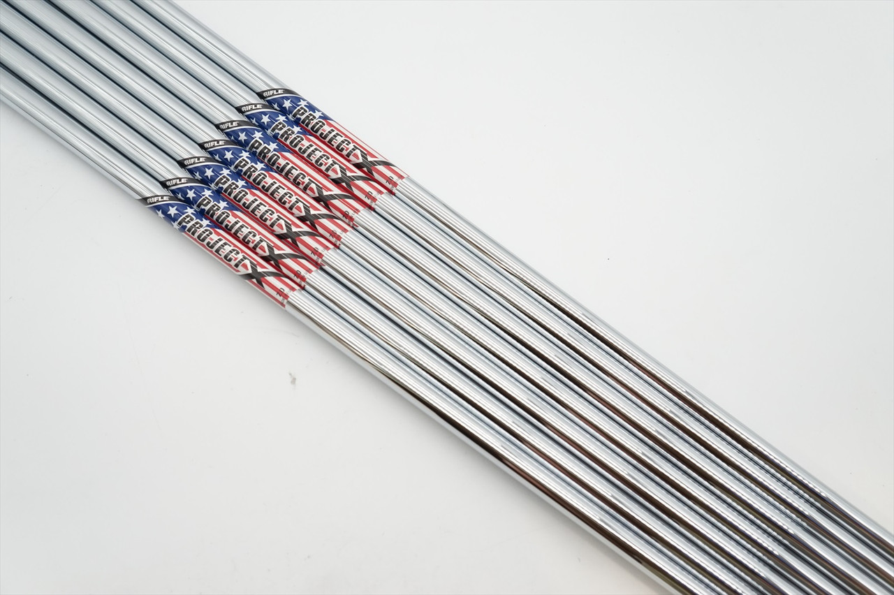 新品　PROJECT X 7.0 アイアン用スチールシャフト 8本 New Project X 7.0 Custom Usa 130G X-Stiff Iron Shaft Set #3-9 .355