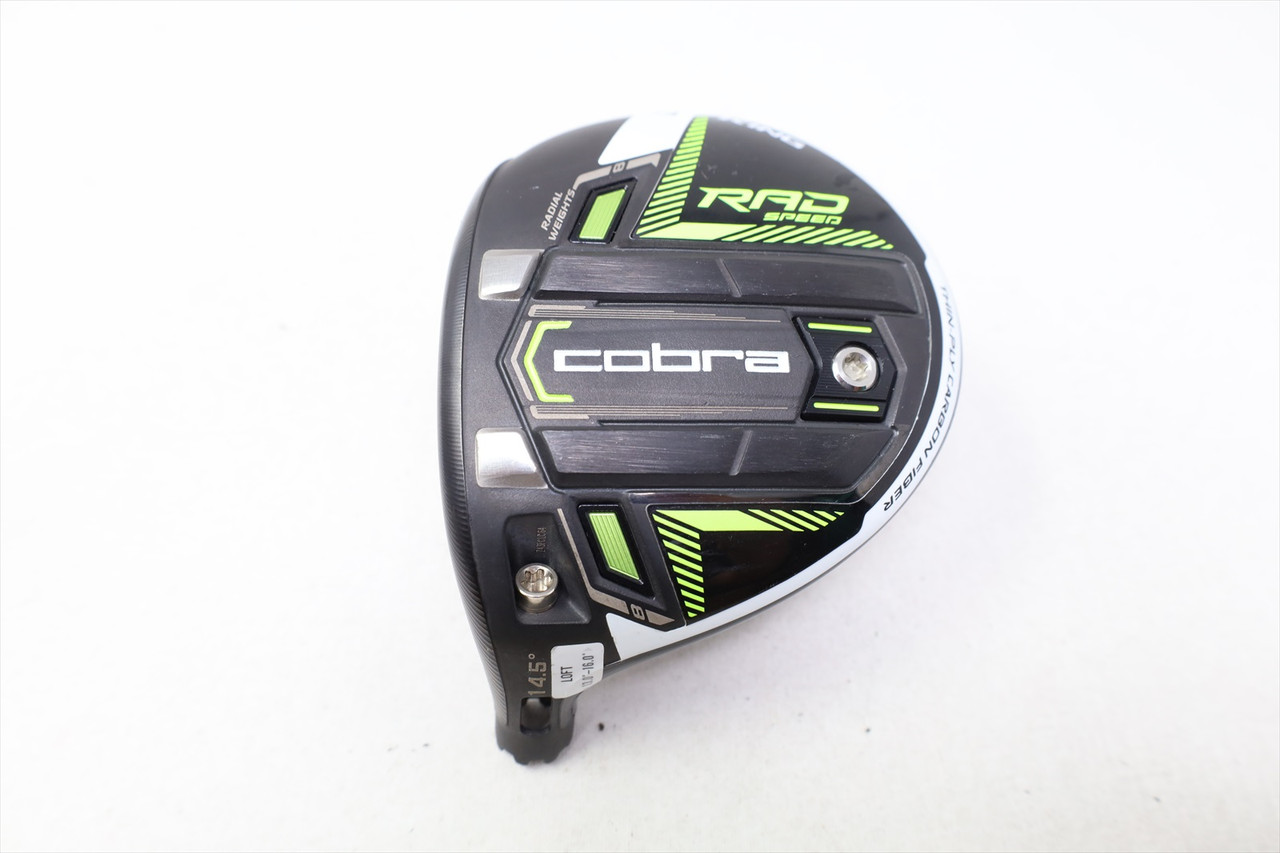 Cobra Radspeed Black/Turbo Yellow 14.5* #3 Wood Club Head Only