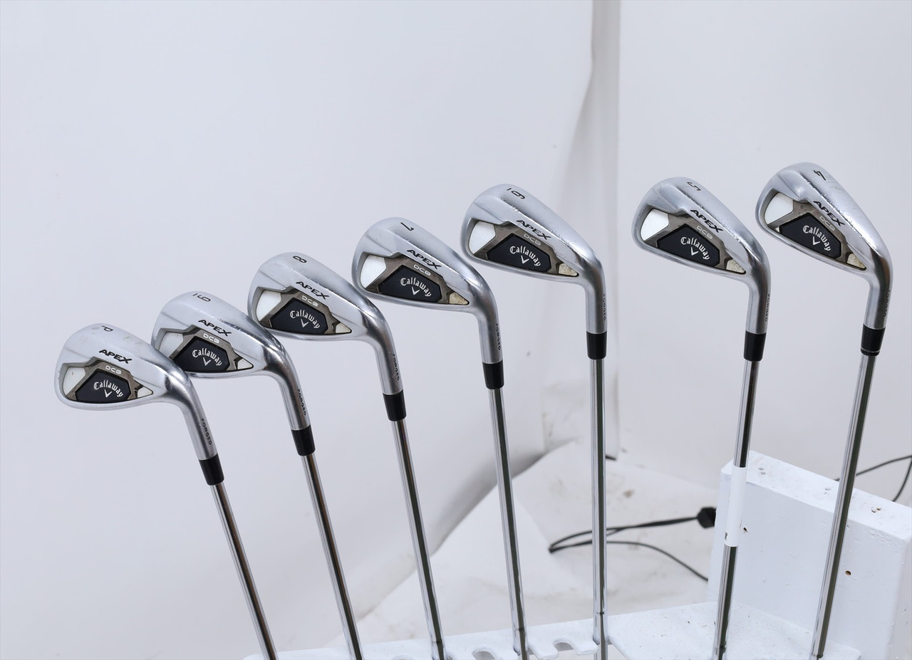 Callaway Apex Dcb Iron Set 4-Pw Stiff Flex Elevate Ets 115 Vss Pro