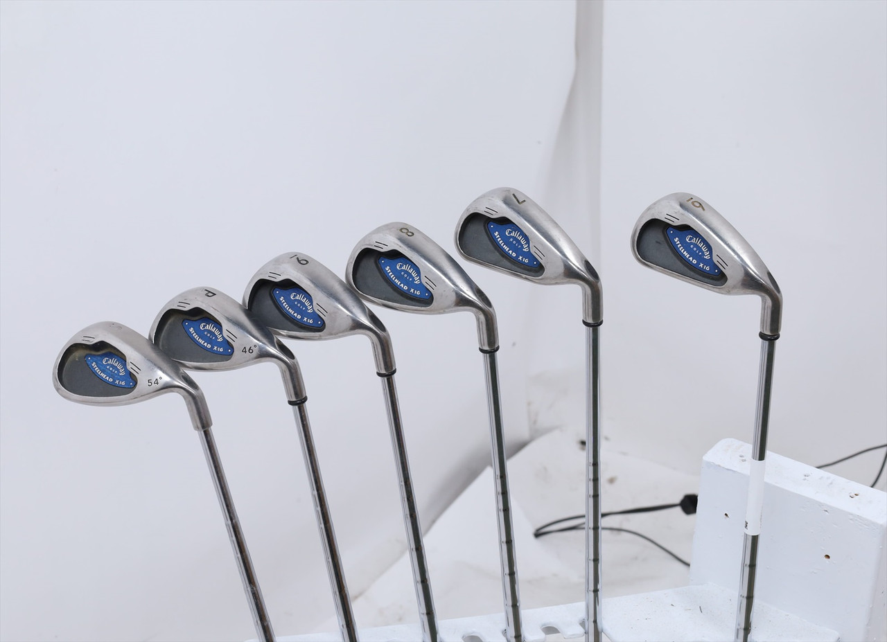 Callaway STEELHEAD X-16 レディース アイアン 6本セット Callaway Steelhead X-16 Iron Set 6-Pw, Sw Uniflex Steelhead X-16
