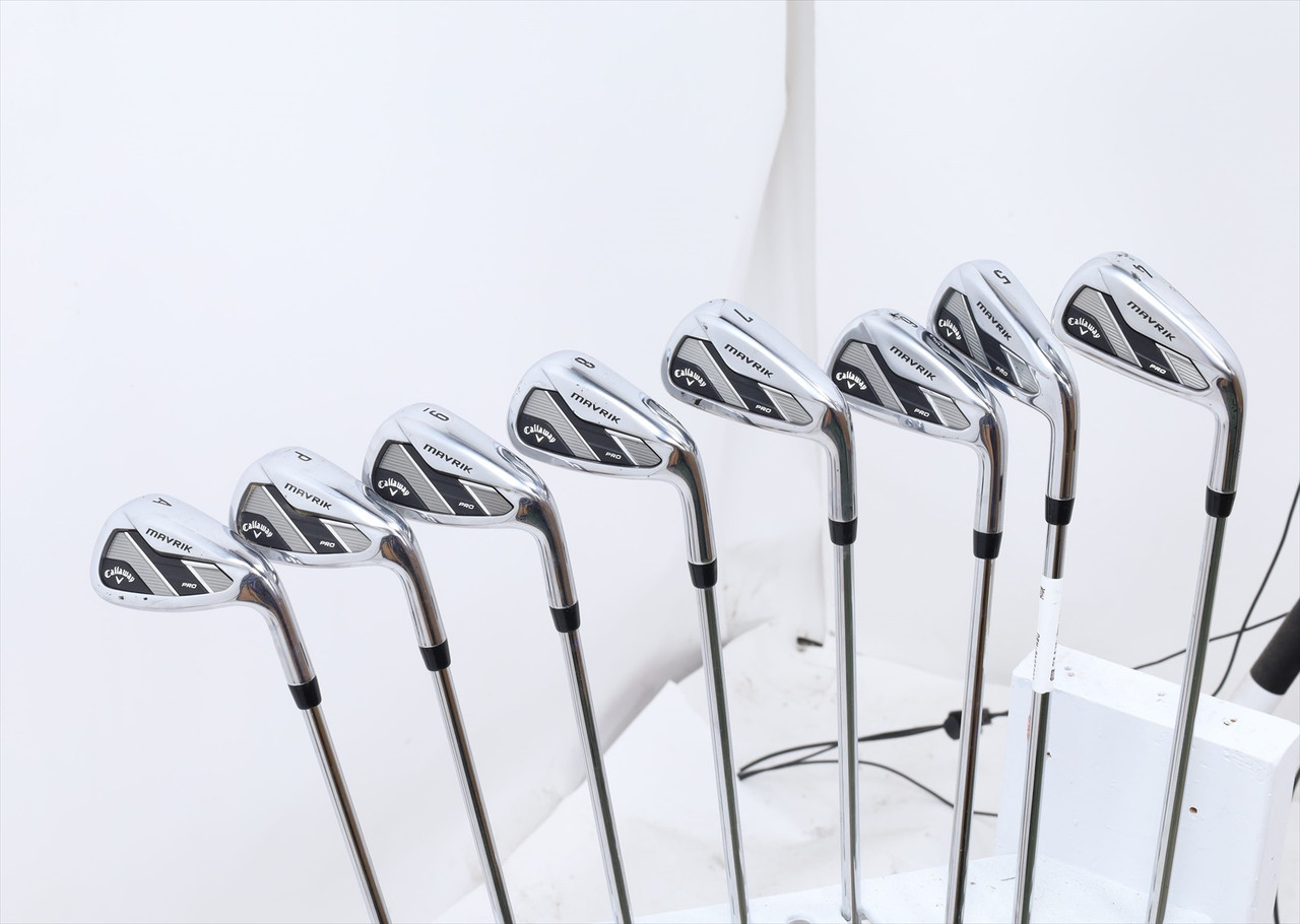 キャラウェイCallaway MAVRIK PRO 4-Pアイアンセット Callaway Mavrik Pro Iron Set 4-Pw, Aw Stiff Flex Elevate 105