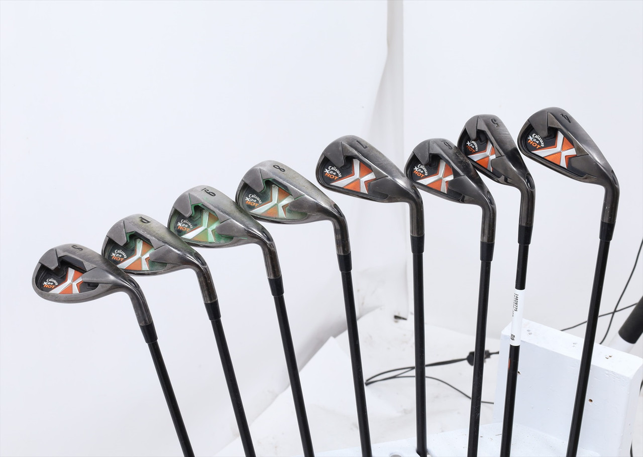 Callaway X-24 Hot Iron Set 4-Pw, Sw Regular Flex 75 Low / Mid