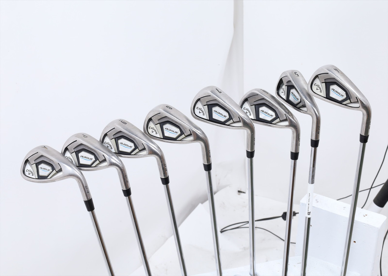 Callaway Rogue Iron Set 4-Pw, Aw Stiff Flex Xp 95 S300 Steel