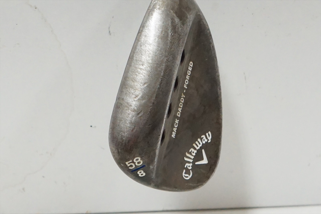 Callaway Mack Daddy Forged Slate Wedge 58°- 8 Stiff Xp 95 Steel 913217 Fair  B56