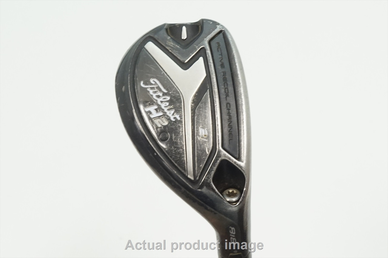 Titleist 818 H2 21° 4H Hybrid Stiff Flex Evenflow 0947231 Good B32