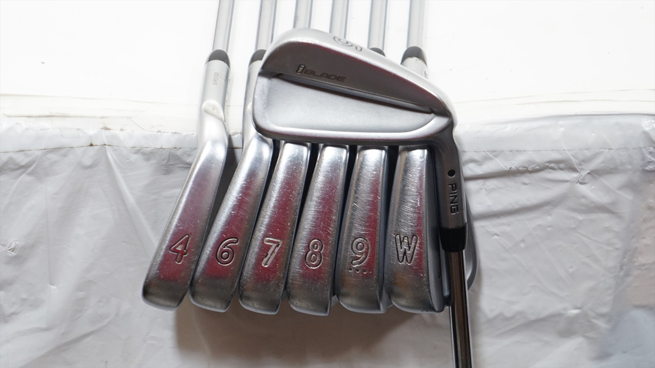 Ping I Blade Iron Set 4-Pw Stiff Flex Steel 0949340 Good