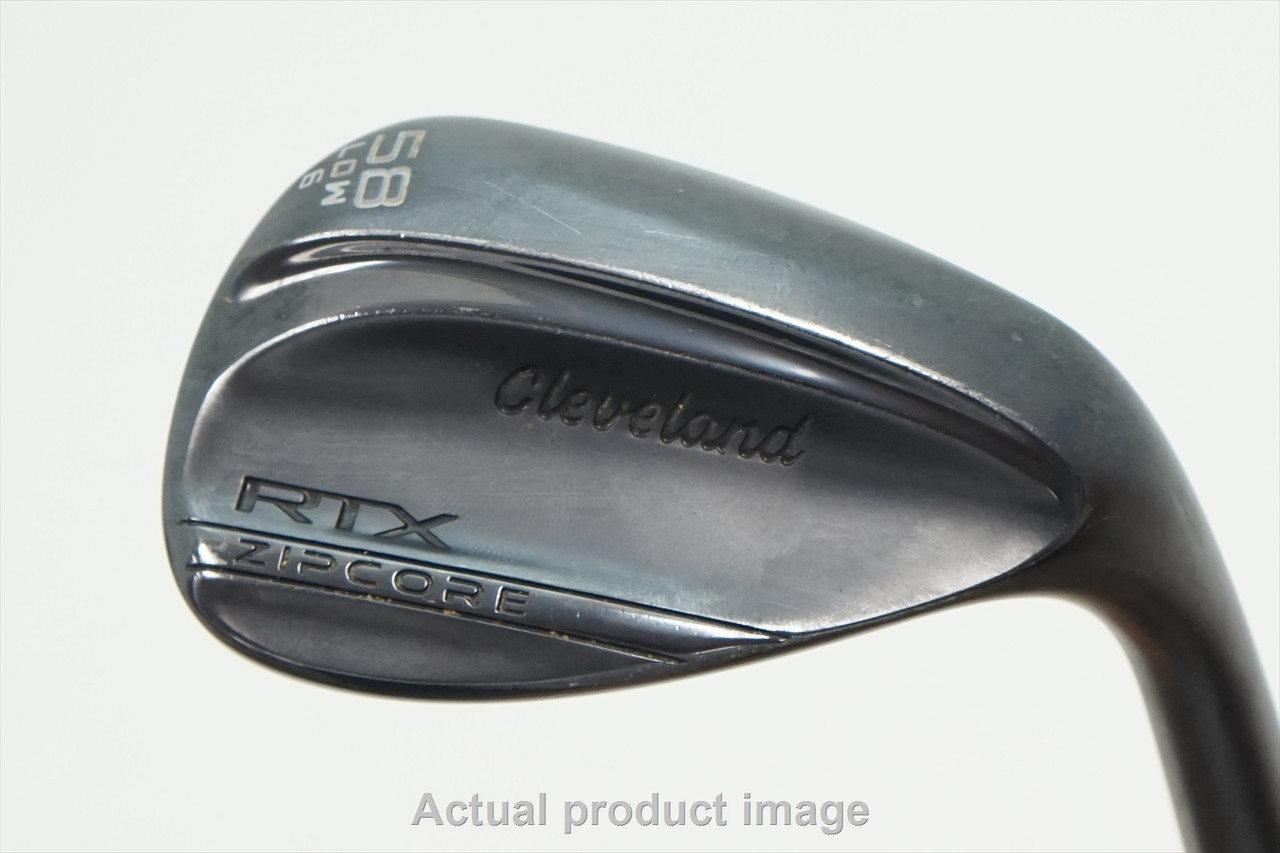 Cleveland Rtx Zipcore Black Satin Wedge 58°-6 DG Spinner 942740 Excellent  A55