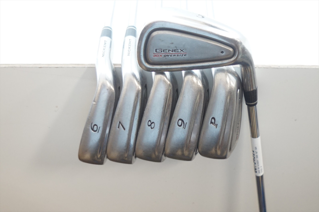 Nickent 3Dx Oversize Iron Set Flex St 90 Steel 5-Pw 0734311 Right
