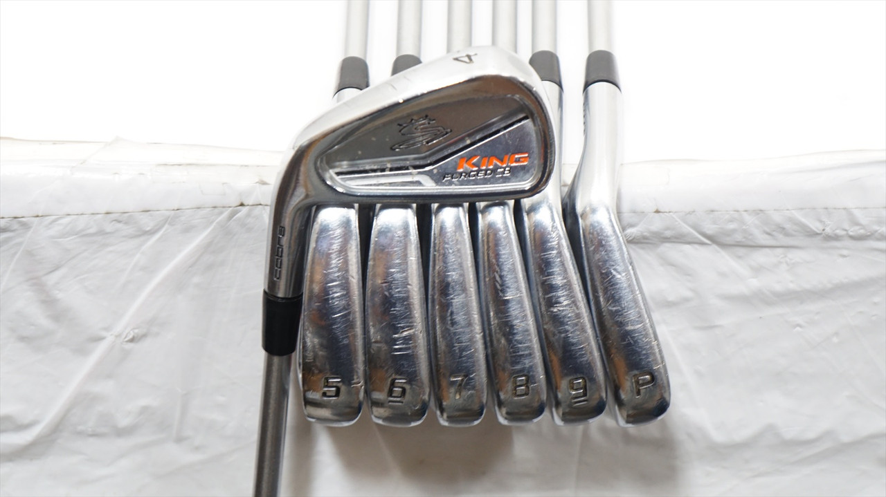 Cobra King Forged Mb/Cb Combo Iron Set 4-Pw Stiff Flex Kbs Tour 0954359  Left Hand Lh