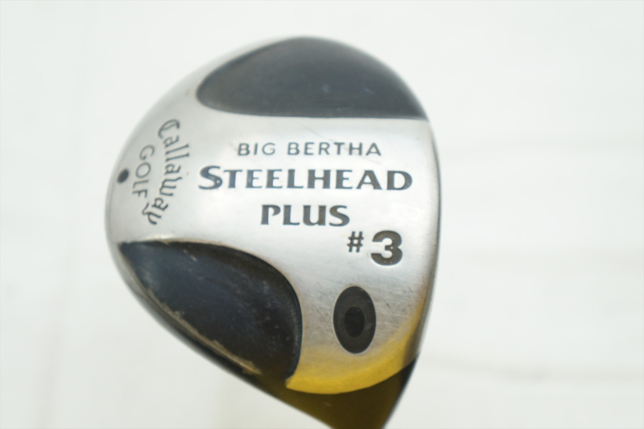 CALLAWAY BIG BERTHA STEELHEAD PLUS DEGREE 3 FAIRWAY WOOD LIGHT 