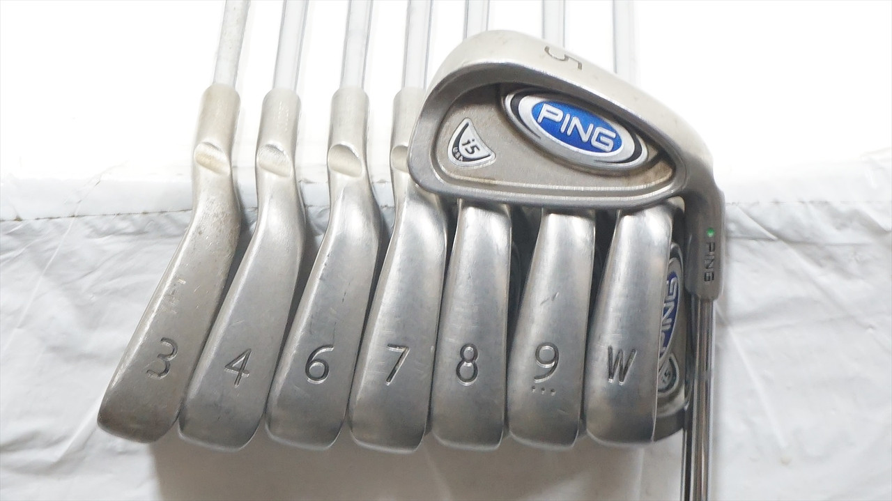 Ping I5 Iron Set 3-Pw Stiff Flex Cs Lite Steel 0960340 Good IN4