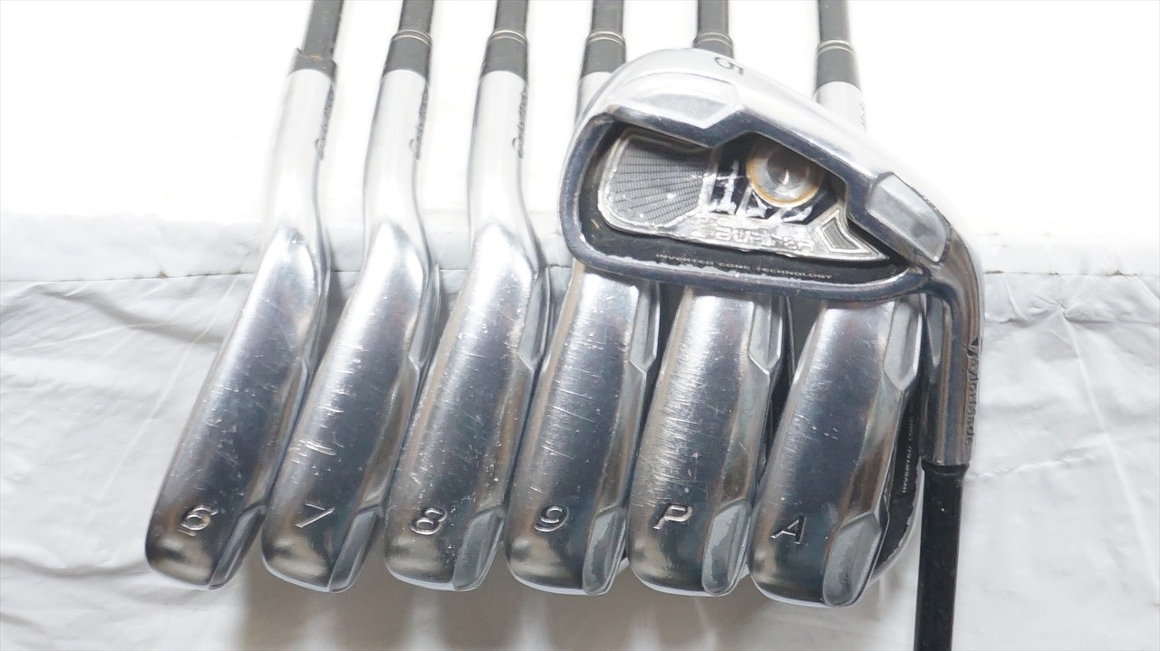 Taylormade Tour Burner Iron Set 5-Pw, Aw Regular Reax 65 Graphite 0961220  Good