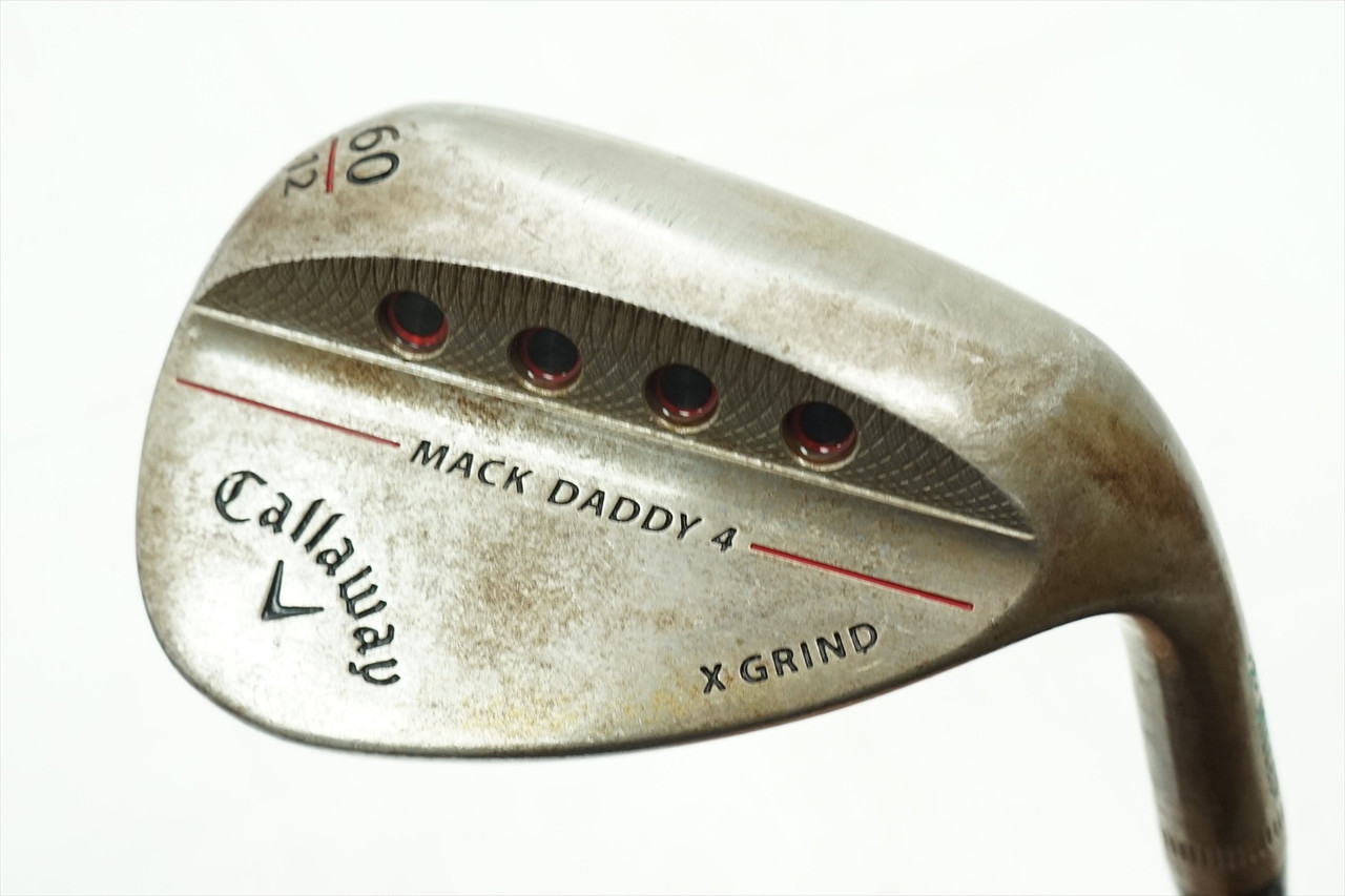 CALLAWAY X-GRIND MACK DADDY 4 RAW 60-12 LOB WEDGE STIFF FLEX STEEL 0750019