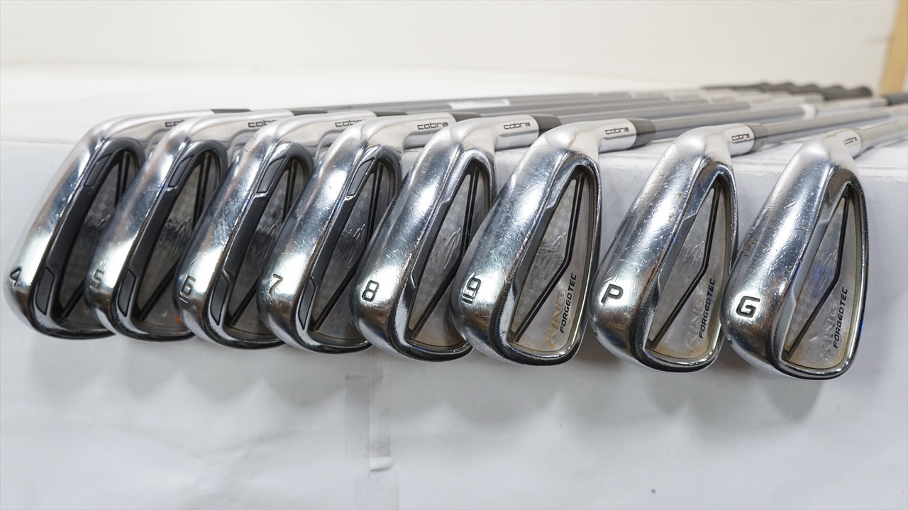 Cobra King Forged Tec Iron Set 4-Pw, Gw Regular Matrix Red Tie