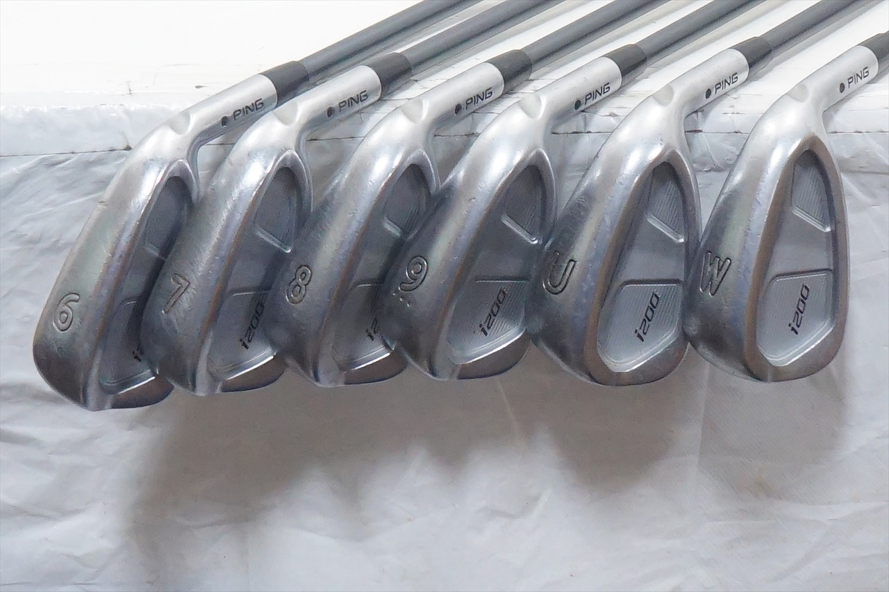 Ping I200 Black Dot Iron Set 6-Pw, Uw Stiff Flex Cfs 80 Graphite 0976289  Good