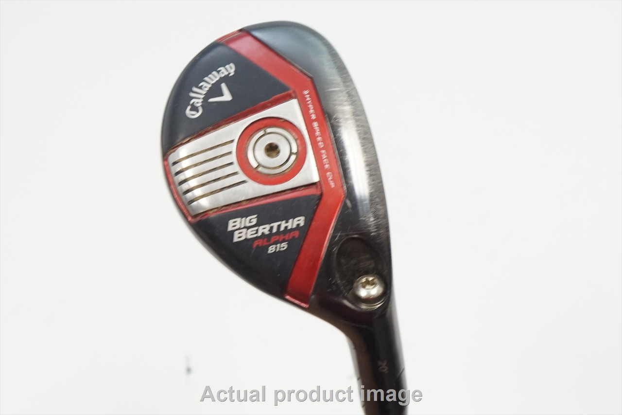 Callaway Big Bertha Alpha 815 20° 3H Hybrid Stiff Flex Speeder 865