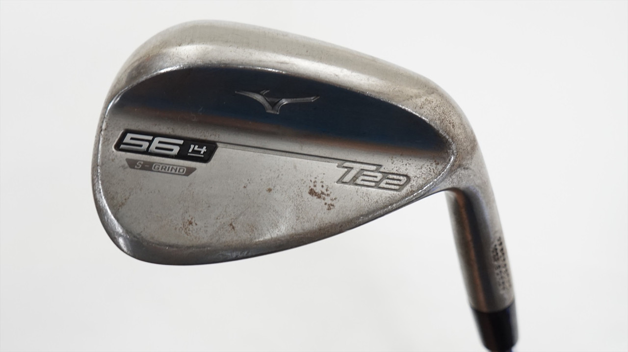 Mizuno T22 Raw Wedge 56°-14 Stiff Dynamic Gold Stl 1006780 Good