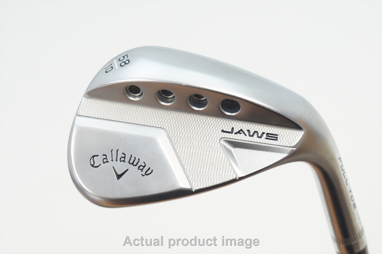 Callaway Md5 Jaws Full Toe Raw Face Chrome Wedge 58°-10 X-Stiff 1015846  Mint D42