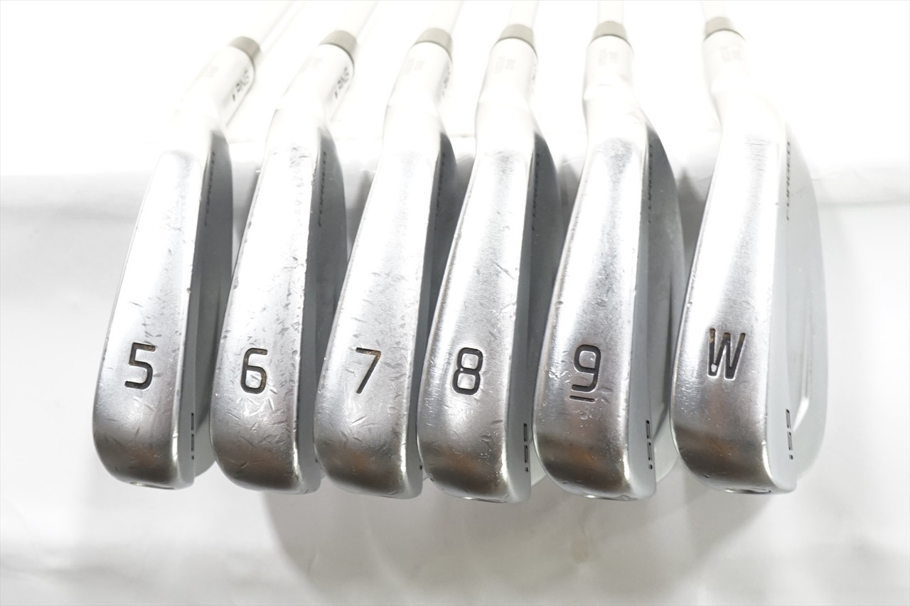 Ping I59 Orange Dot Iron Set 5-Pw Stiff Flex Dynamic Gold 120 Steel 1018247  Good