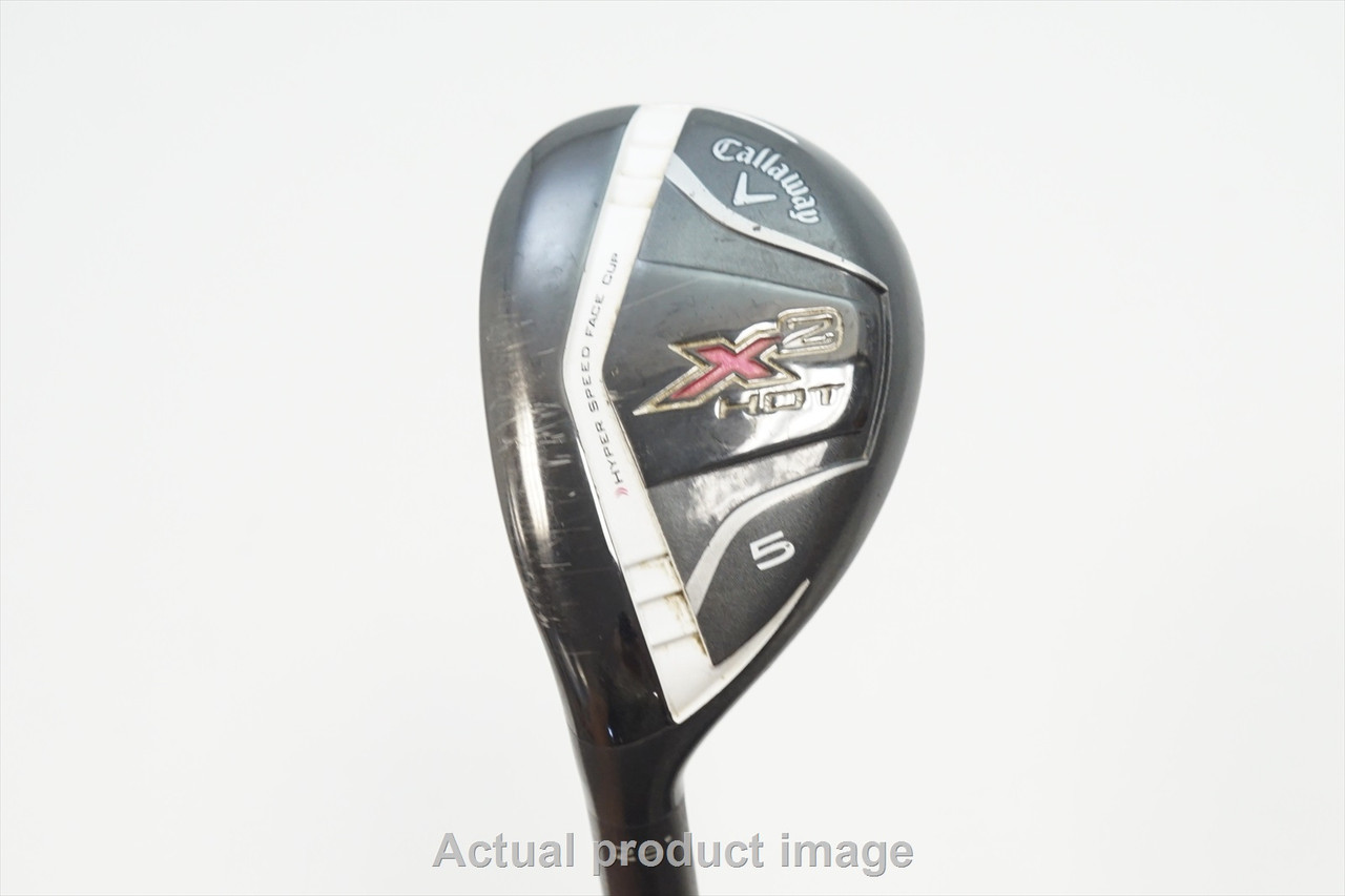 Callaway X2 Hot 25° 5 Hybrid Ladies Flex Stock Shaft 1021625 Good