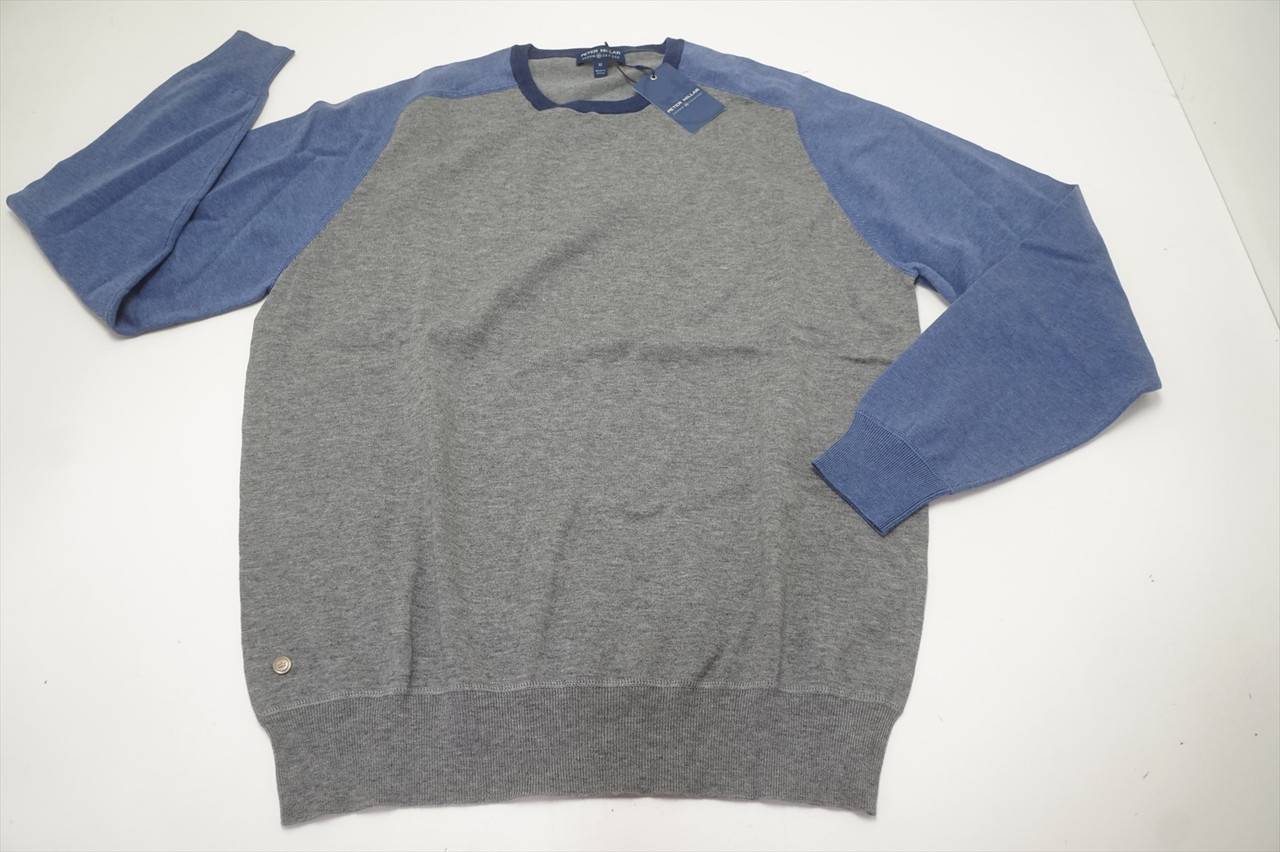 Peter Millar Crown Comfort Pullover Sweater Cape Blue