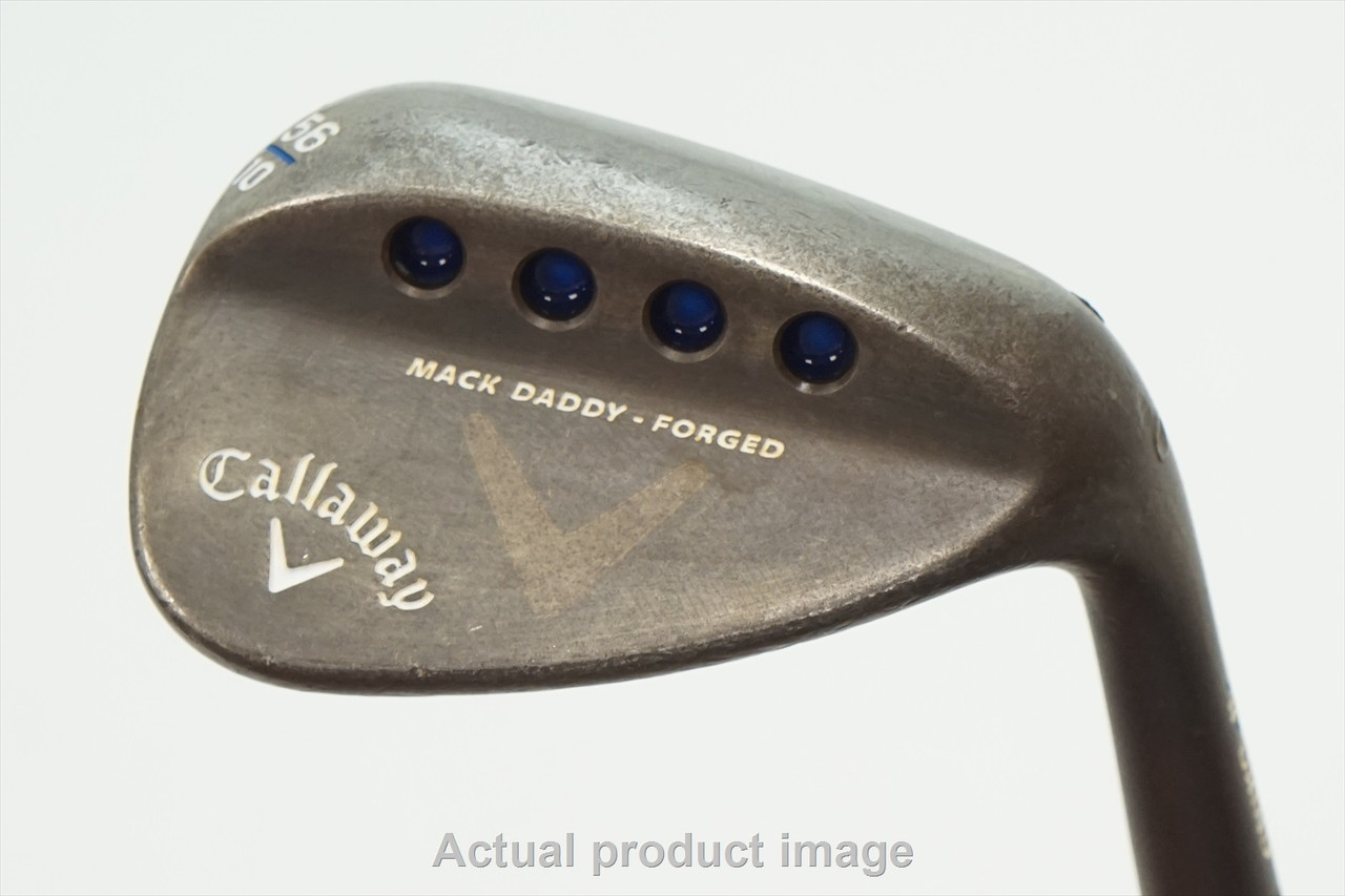 Callaway Mack Daddy Forged Slate Wedge 56°-10 Stiff Dynamic Gold 949096  Good B55