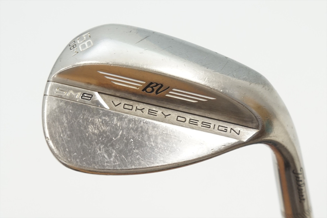 Titleist Vokey Sm8 Brushed Steel Wedge 58°-8 M-Grind Regular DG 105 0984546  Good