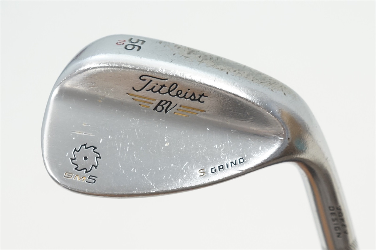 Titleist Vokey Sm5 Tour Chrome Wedge 56°-10 S-Grind Wedge Stock